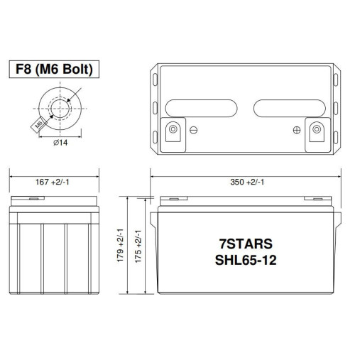 Akumulator 7STARS SHL65
