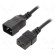 Kabel wyjściowy 16A, 1.8m, IEC C19 żeński, IEC C20 męski